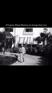Raw footage from Al Capones Miami home in 1929. Fellow mob boss Frank Costello confirmed to be seen in the footage also. #mobsters #alcapone | The Commission
