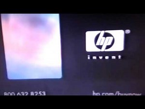 Intel Pentium 4 Animation with HP Invent Logo 2005 White
