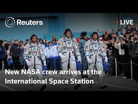 LIVE: New NASA crew arrives at the International Space Station