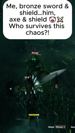 Bronze Gear vs Swamp Draugr… This Got CHAOTIC 😭⚔️ | Valheim #Shorts