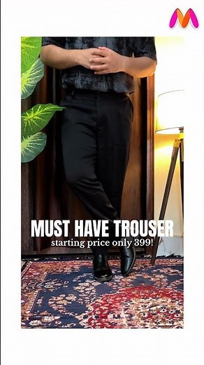 Must Have Trousers Every Man Needs in 2026 #myntra #myntrafashion