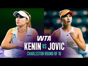 Iva Jovic vs. Sofia Kenin | 2026 Charleston Round of 16 | WTA Match Highlights