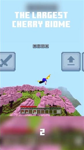 the largest Cherry biome | minecraft