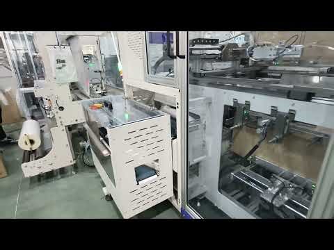 Paper cup packing machine and case machine to France