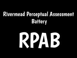 Rivermead Perceptual Assessment Battery | RPAB |