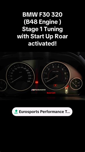 2.3K views | BMW F30 320i(B48 Engine)Eurosports Stage 1 Tuningwith Start Up Roar activated#bmw #bmwtuning #320i #bmw320i #b48 #f30 #g30 #tuning #ecutuning #remap #reflash #chiptuning #upgrade #singapore | Eurosports Performance Tuning | Facebook