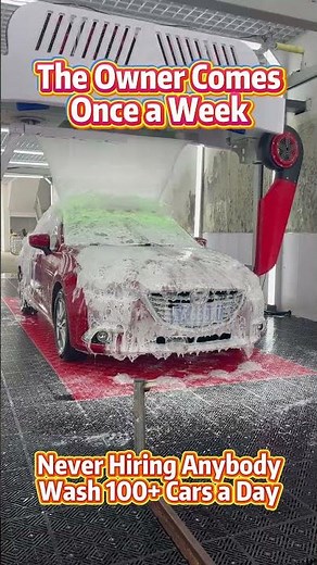 Contactless car wash: fast and safe cleaning without damaging the paint#carwash #carcleaning
