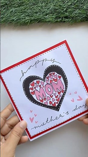 DIY Mother’s Day Card Easy & Cute💌 #Shorts