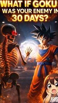 WHAT IF GOKU IS YOUR ENEMY AND HE IS TRYING TO KILL YOU IN 30 DAYS? #shorts #anime #dragonballz 💪🏻🔥🔥
