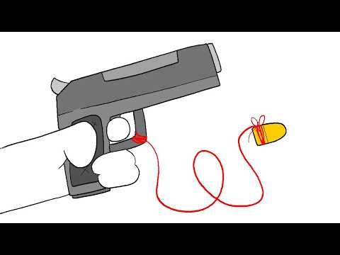 How to fly in the sky with a pistol