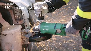 High performance when it matters most – Our power tools even convince in dicey situations! Watch our cordless Reciprocating Saw CR36DA and our cordless 230mm Disc Grinder G3623DA in action. | Hikoki Power Tools Malaysia