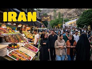 IRAN'S Most Beautiful Mountain Street? 🇮🇷 Exploring Darband, Tehran!