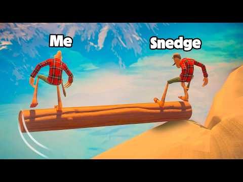 this log game pushed us over the edge