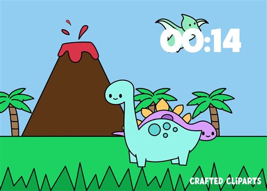 Dinosaur Visual Timer Countdown Classroom Management Tool Transition PPT Video Sped Brain Break Small Group Circle Time Center Rotation - Etsy