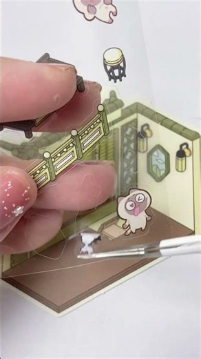 Corner of The Tearoom #diy #asmr #sticker #3dart