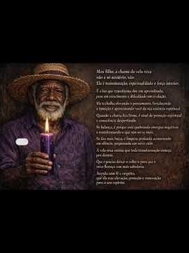 Old Black Man Explaining the Meaning of the Purple Candle Flame #adorethesouls #oldblackman