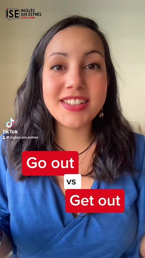 Go out vs Get out. Cuál es la diferencia? #inglessinestres #aprenderingles #aprendeinglés #ingles #frasesingles #inglesutil #inglesamericano #speakenglish #fraseseningles #getout #goout