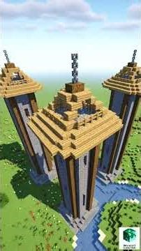 Minecraft Suspension Bridge Build in 30 Seconds! #Minecraft #MinecraftBuild #MinecraftTutorial