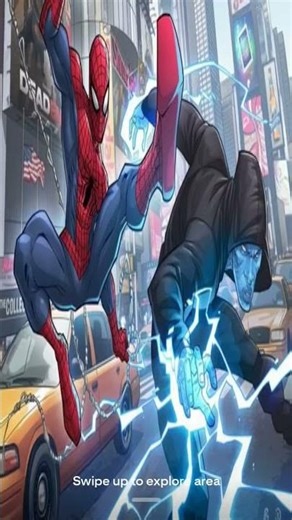 Spider-Man 🕷️ vs Electro ⚡⚡ – Ultimate Electric Showdown 🔥⚡ #marvel #spiderman #eletric