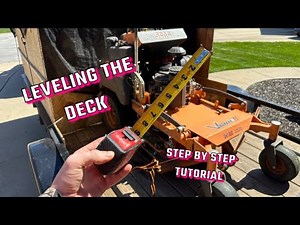 How To: Level the Deck on a Scag V-Ride 2