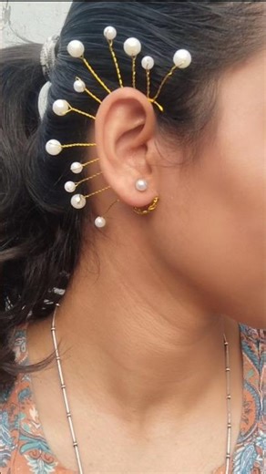 ear cuff 🥰 #short #viral #diy #accessories #earrings