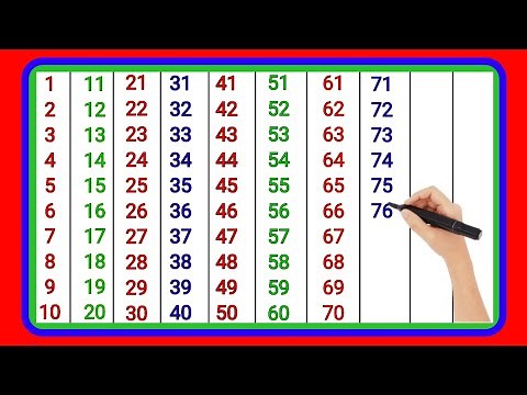 Learn Counting 1 to 100 Fast! 🌈 Super Speed 123 Numbers with Color Pens 🎨 | Fun & Easy