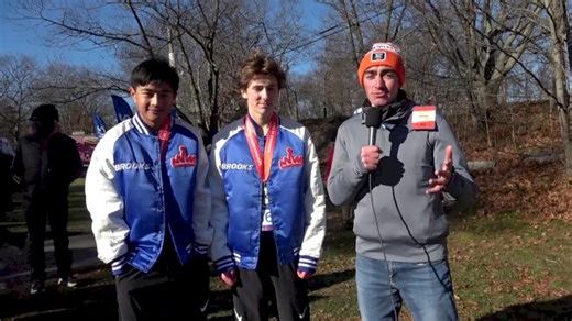 Nathan Lee and Teddy Hojlo Post-Race Brooks XC Northeast Championships
