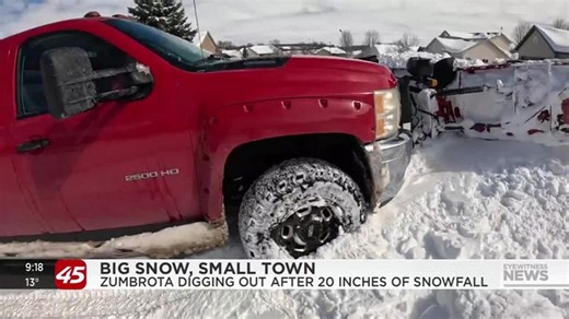 Zumbrota digging out after massive snowstorm | Haystack News