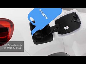 What does the AdBlue warning light in the Citroen C5 Aircross indicate?