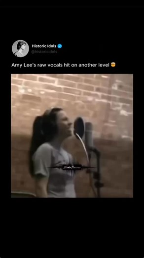 Celeb history | Past & Facts | ⸻ Her voice cuts straight through your soul 😮‍🔥🎤 Amy Lee’s raw vocals hit on a completely different level — powerful, emotional, and... | Instagram