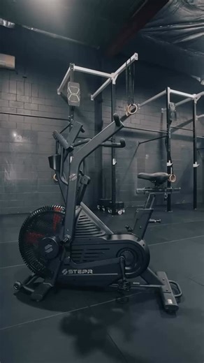 Air bikes NOT boring anymore. Say hello to the Bionic Bike XL VPR™ 🚴‍♂️ - Variable Pitch Resistance - 100 gears - Biggest power output for an Air Bike - A whole new air bike experience Built premium. Built commercial. Built different. 👟 Every. Step. Counts. #STEPR #VPR #VariablePitchResistance #bionicbike | CYC Fitness