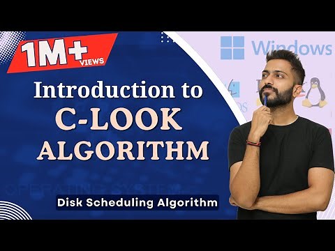 L-6.9: C-LOOK Algorithm in Disk scheduling with Example | Operating System