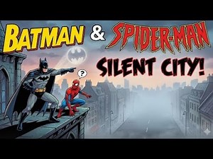Batman & Spider Man Save the Silent City 🦇🕷️ Superhero Story for Kids