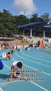 MIMAROPA RAA 2025 4X100 RELAY SECONDARY BOYS #kaisla #Mimaroparaa2025 #athletics #palawan #trackandfield | Thom Favila