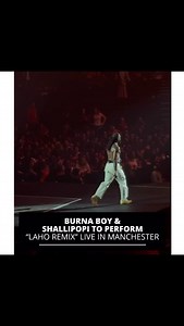 Burna Boy brought out Shallipopi for a live performance of “Laho Remix” in Manchester. #BurnaBoy | Edo Pride