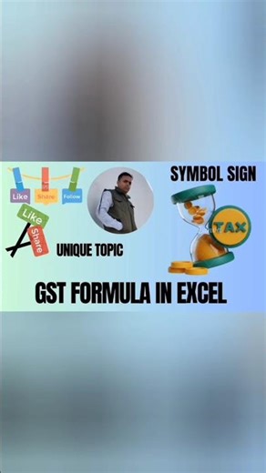 # GST FORMULA IN EXCEL