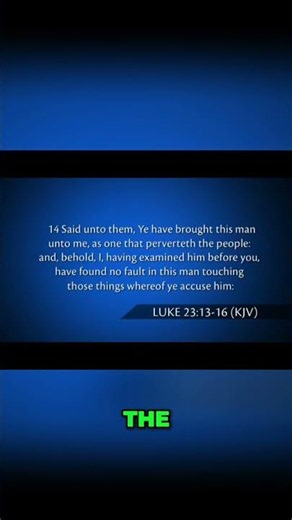 Jesus' Trial: Pilate Declares Him Innocent! #shorts