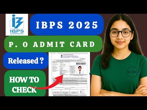 ibps po admit card 2025 | how to download ibps po admit card 2025