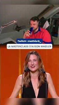 La masterclass d’Alison Wheeler