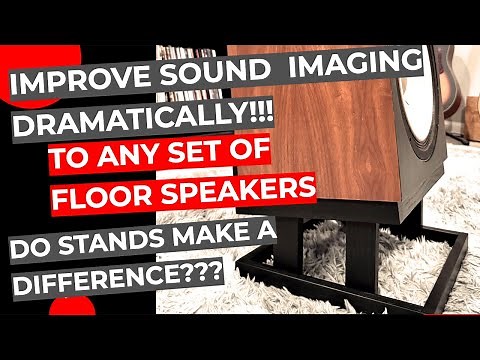 How to Dramatically Improve The Sound and Imaging of your Speakers. Place Them on Stands!!! "JBL"