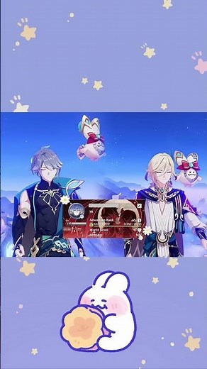Namecard Alhaitham & Kaveh || Aranara Pet [Genshin Impact]