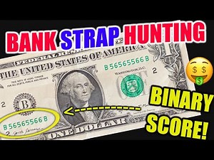 $1 Bank Strap Search – Finding Rare Binary Bill, Star Notes & Fancy Serial Numbers!