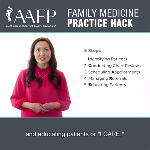 Your skills this simple approach from a new Practice Hack will help you improve outcomes for high-risk patients. Watch now. http://ow.ly/X99T50JxETN | American Academy of Family Physicians (AAFP)