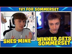 CLIX Finally Challenge BLAKE To 1v1 BOXFIGHT Wager For SOMMERSET On Live STREAM! (Fortnite Moments)