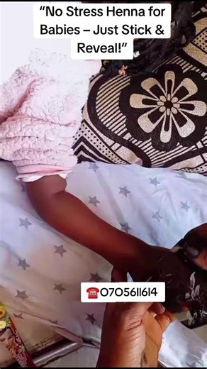 Cute Henna Stickers for Babies This Eid