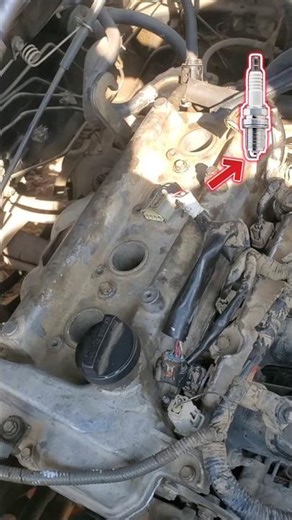 Spark plug remove without damage, pro trick! #youtube #shorts #plug