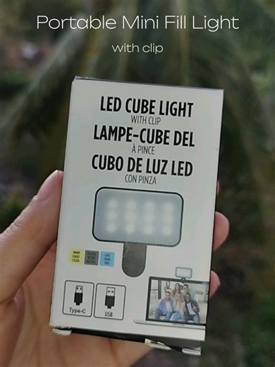 Portable Mini Fill Light. Must-have, lalo na kapag content creator o affiliate ka. #portableminifilllight #filllight #light