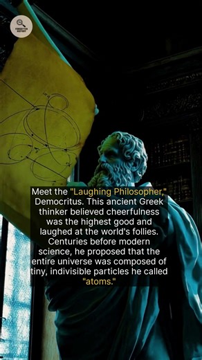157K views · 3.7K reactions | Meet Democritus, the Laughing Philosopher who developed atomic theory. | The History Page | Facebook