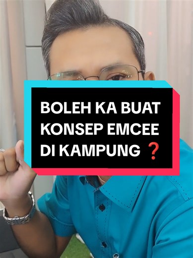 Emcee Ideas for Wedding Concept in Kampung Settings