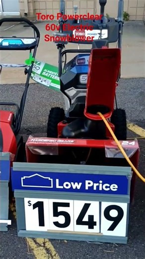 Toro Powerclear e21 60v Snowblower